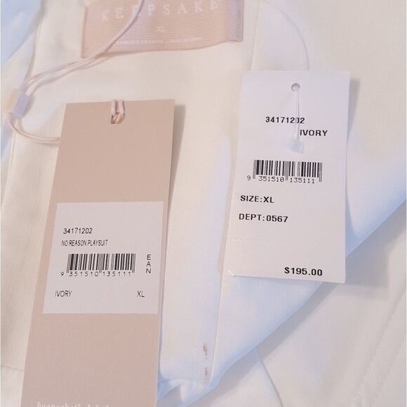 Keepsake No Reason Off the Shoulder Romper Sz XL - Picture 6 of 8